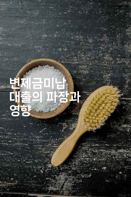 변제금미납 대출의 파장과 영향-운동쿵쿵